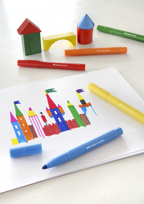 Carioci Jumbo 24 culori Faber-Castell [3]