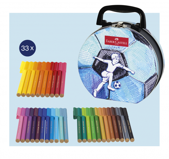 Carioci 33 Culori Fotbal Connector Faber-Castell [5]