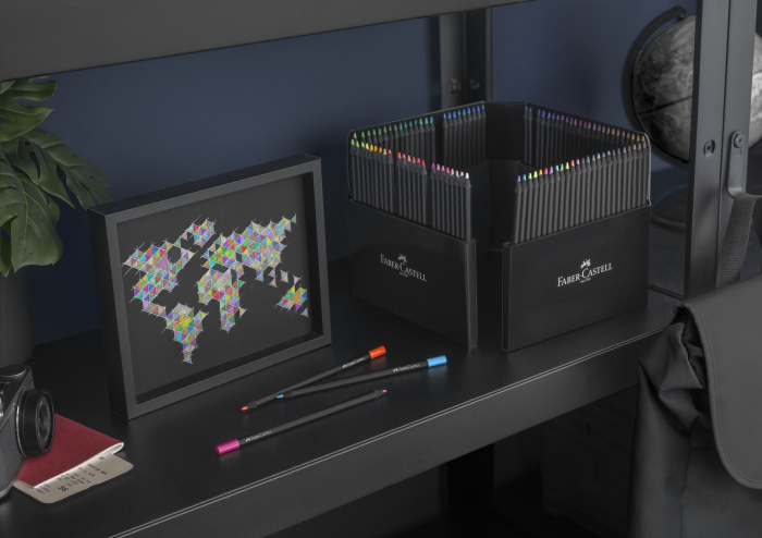 Creioane Colorate 100 Culori BLACK EDITION, Faber-Castell [4]