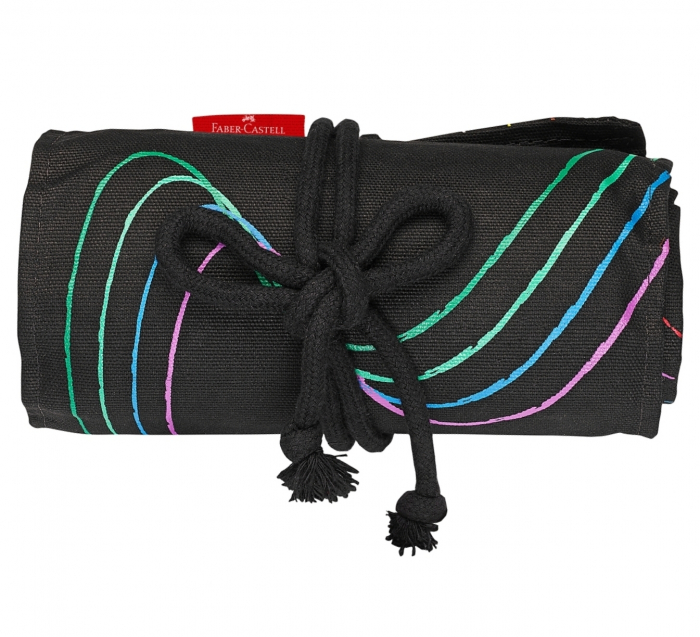 Rollup Creioane Colorate 72 Culori BLACK EDITION, Faber-Castell [4]