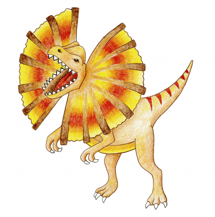 Creioane Colorate 18+6 Culori Grip 2001 Dinozauri Faber-Castell [4]