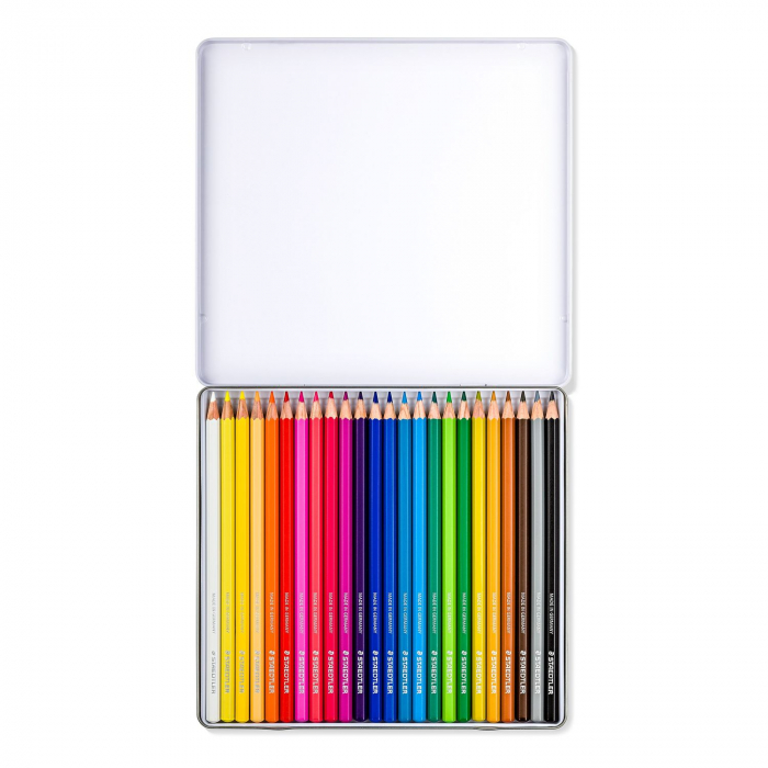 CREIOANE COLORATE 24 CULORI CUTIE METAL, STAEDTLER [2]