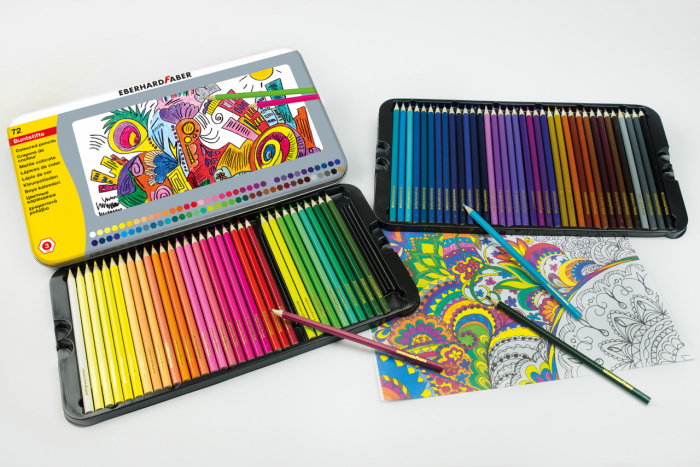 CREIOANE COLORATE 72 CULORI CUTIE METAL EBERHARD FABER [3]