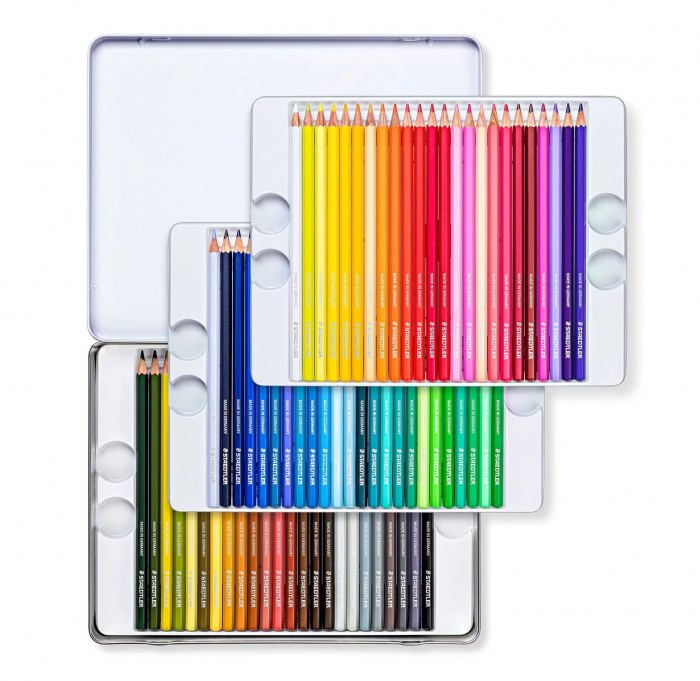 Creioane Colorate 72 Culori Cutie Metal, Staedtler [2]