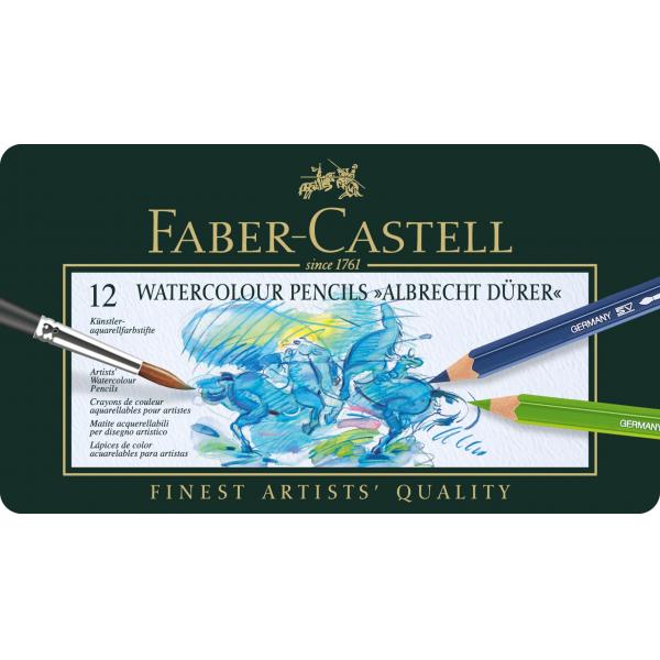 Creioane Colorate Acuarela A.DURER 12 Culori, Faber-Castell [2]