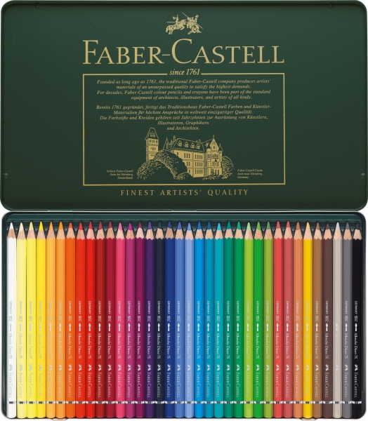 Creioane Colorate Acuarela A.Durer 36 culori, cutie metal Faber-Castell [2]
