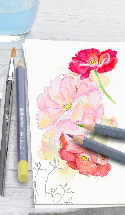 Creioane Colorate Aquarelle 36 Culori GoldFaber Cutie Studio, Faber-Castell [2]
