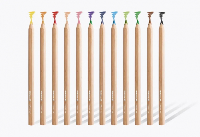 Creioane colorate groase Natur, set 12, Pelikan [3]