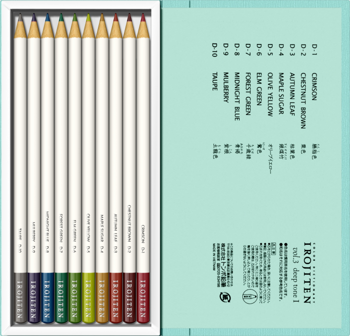Creioane Colorate Irojiten Rainforest 30 culori Volum 1, 2, 3, Tombow [8]