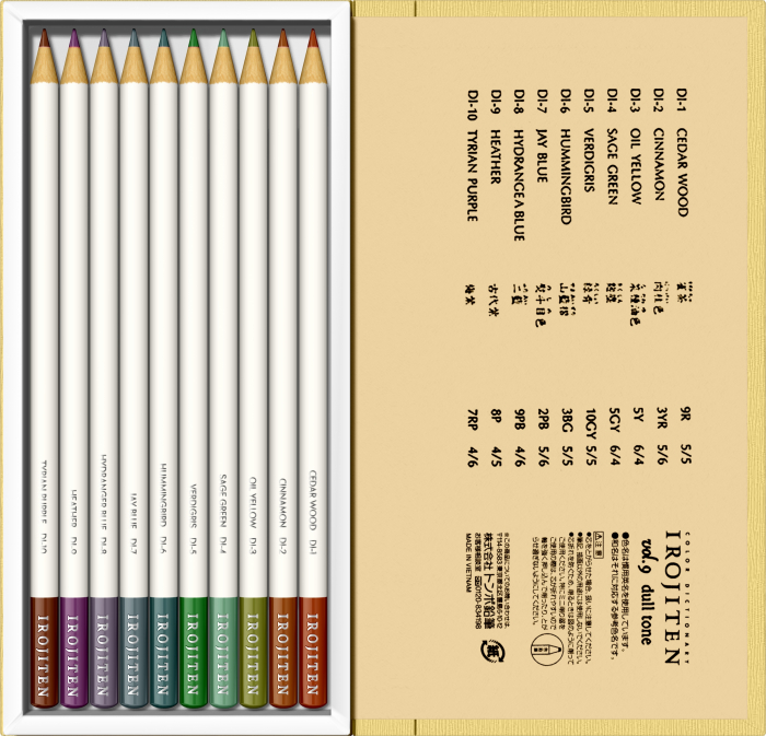 Creioane Colorate Irojiten Seascape 30 Culori Volum 7, 8, 9  Tombow [9]