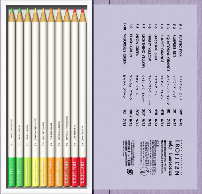 Creioane Colorate Irojiten Seascape 30 Culori Volum 7, 8, 9  Tombow [8]