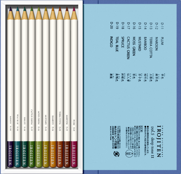 Creioane Colorate Irojiten Woodlands 30 Culori Volum 4, 5, 6, Tombow [6]