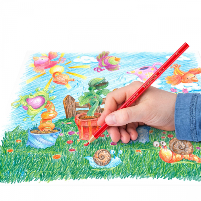 Creioane Colorate NORIS Aquarelle 24 Culori Staedtler [5]