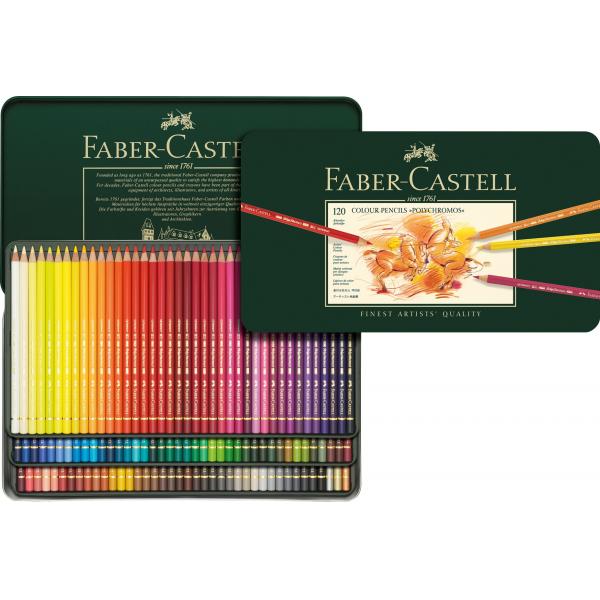 Creioane Colorate Polychromos 120 Culori, Faber-Castell [5]