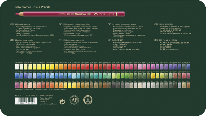 Creioane Colorate Polychromos 120 Culori, Faber-Castell [4]
