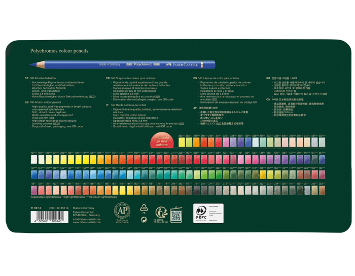 Polychromos Creioane Colorate 140 Culori, Faber-Castell [4]