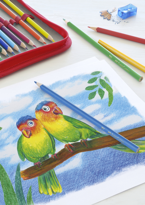 Creioane Colorate Triunghiulare 18+4+2 PROMO, Faber-Castell [3]
