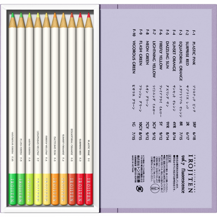 Creioane Colorate Volum 7 Seascape Fluorescence, Tombow [2]