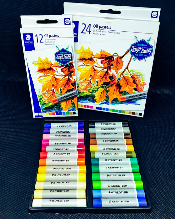 Creioane Karat Ulei Pastel 24 culori/set, Staedtler [3]