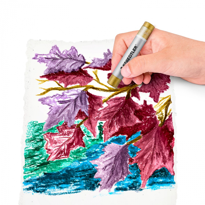 Creioane Colorate Ulei, Metalice 6 cul/set, Staedtler [3]