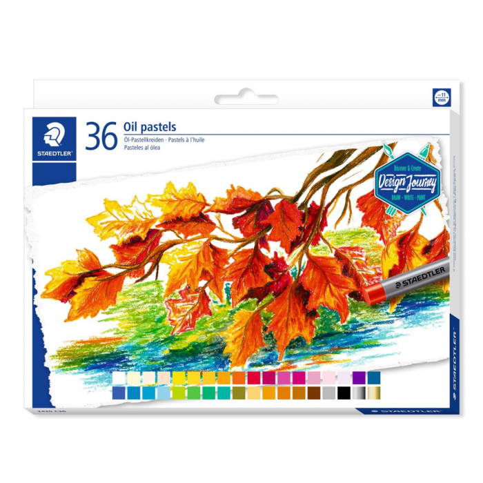 Creioane Karat Ulei Pastel 36 cul/set, Staedtler [1]