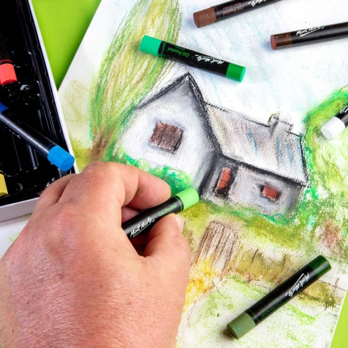 Creioane Oil Pastel Mont Marte 24/set [5]