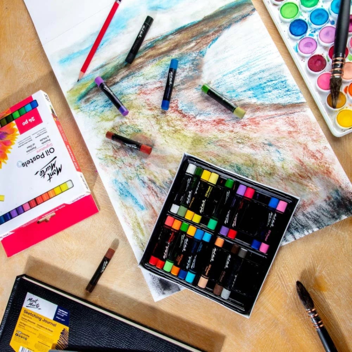 Creioane Oil Pastel Mont Marte 24/set [8]