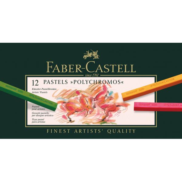 Creioane Pastel 12 Culori Polychromos Faber-Castell [2]