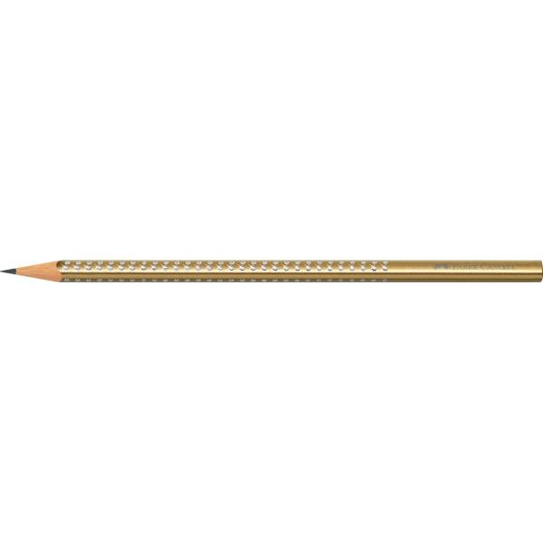 Creion Grafit B Sparkle Auriu 2019 Faber-Castell [2]