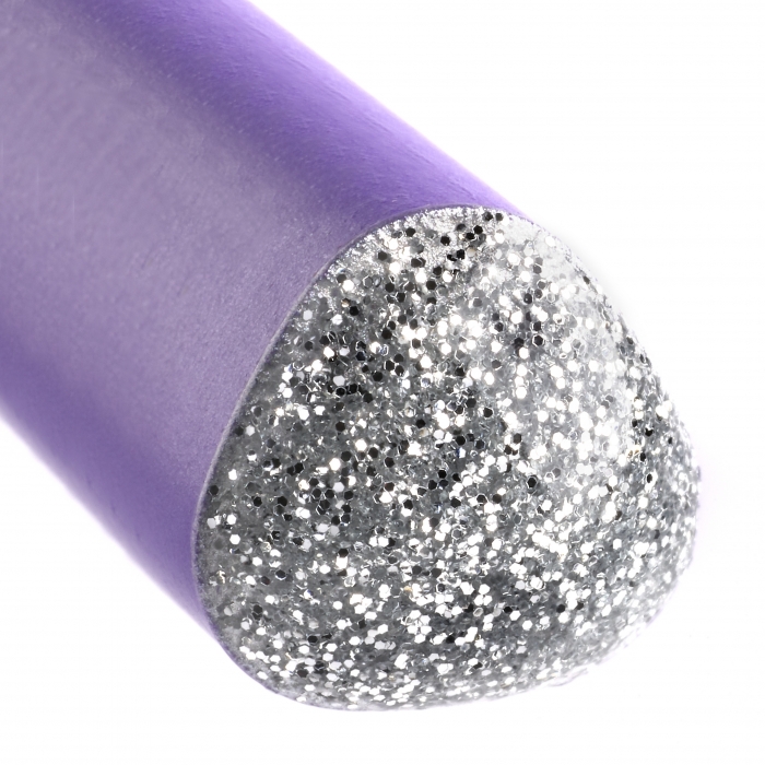 Creion Grafit B Sparkle Jumbo Violet 2023, Faber-Castell [2]