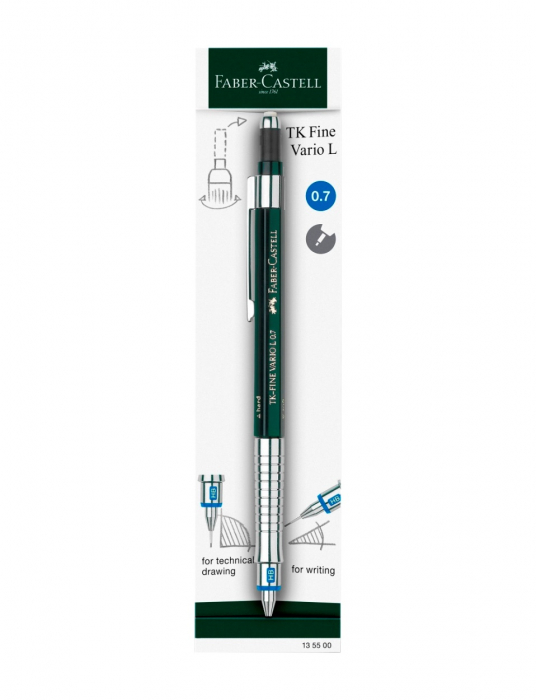 Creion mecanic TK-Fine Vario, Faber-Castell (4 variante de grosime varf) [2]