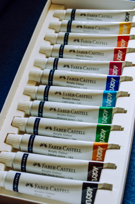 Culori Acrilice 12 culori 20ml Faber-Castell [5]