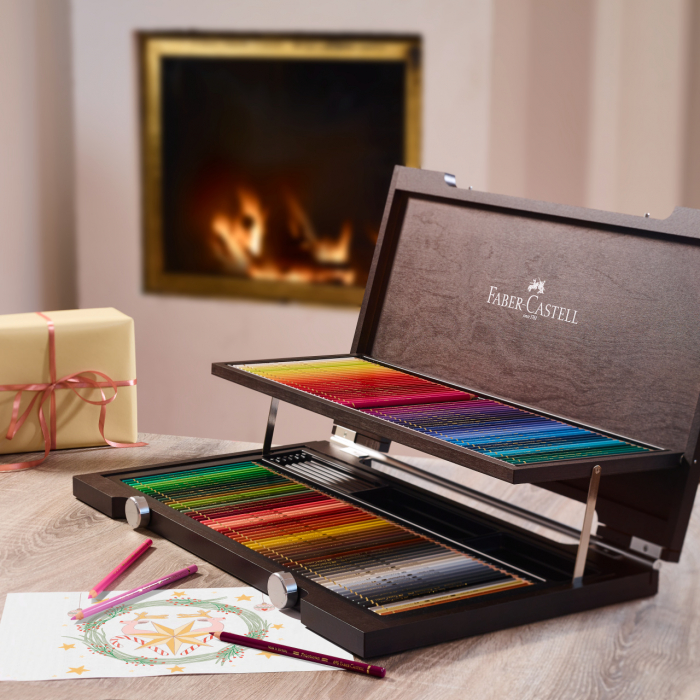 Cutie lemn 120 Creioane Colorate Polychromos Faber-Castell [2]