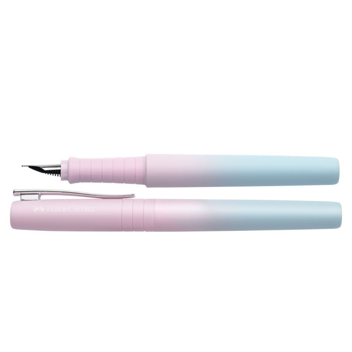 Stilou Poly Pen Flow Bleu-Roz, Faber-Castell [3]