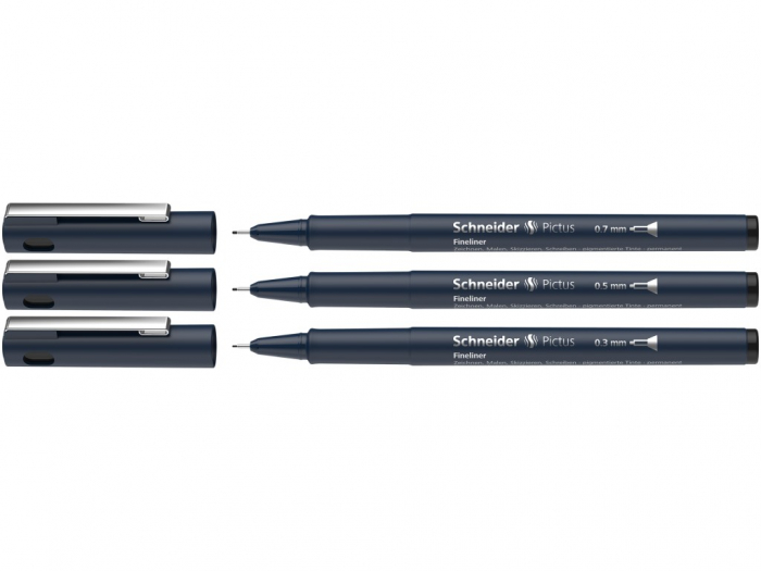 Set 3 buc Fineliner Pictus, Schneider [2]