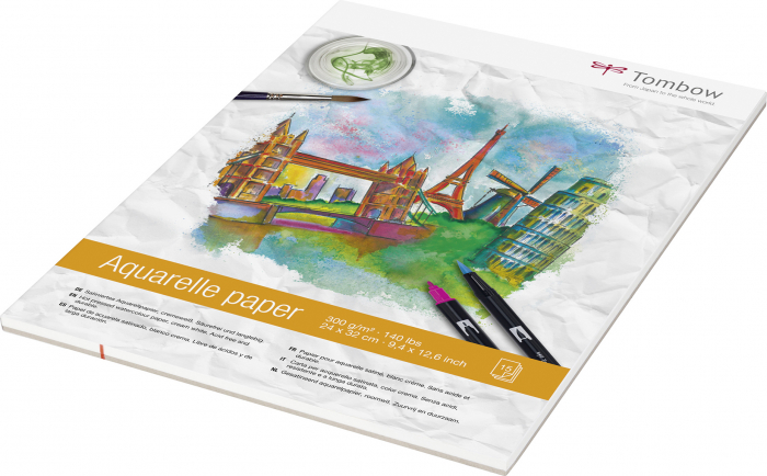 Hartie Acuarela 24 X 32 cm Tombow [3]