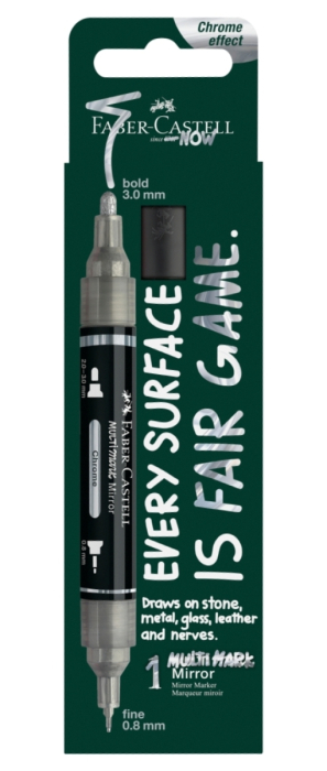 Marker Acrilic Multimark cul 551 Efect Oglinda in blister, Faber-Castell [1]