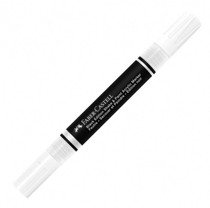 Marker Acrilic SHAKE & PAINT Alb in blister, Faber-Castell [1]