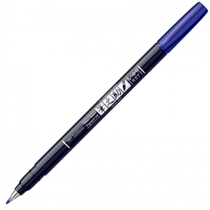 Marker Caligrafic Fudenosuke Hard Small Writing Vivid Brown Tombow [3]