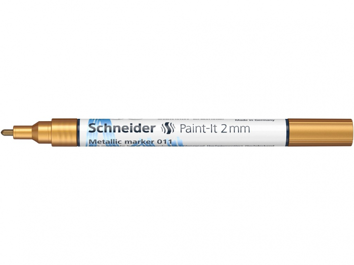 Marker metalic Paint-It 011 Gold Metallic, 2 mm, Schneider [5]