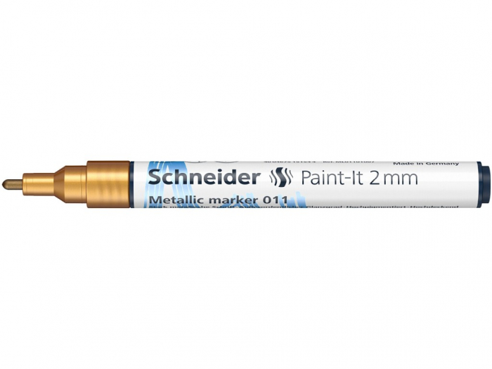 Marker metalic Paint-It 011 Gold Metallic, 2 mm, Schneider [4]