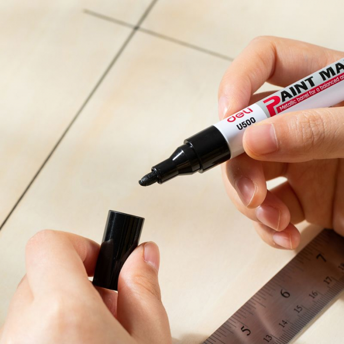 Marker Vopsea Negru, Deli [5]