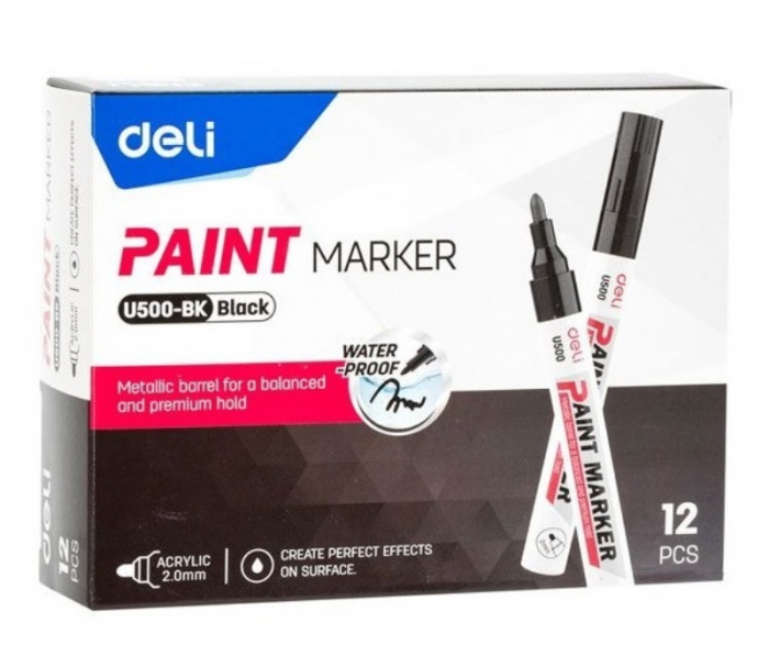 Marker Vopsea Negru, Deli [2]