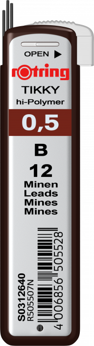 Mine grafit 0.5 B Rotring [5]