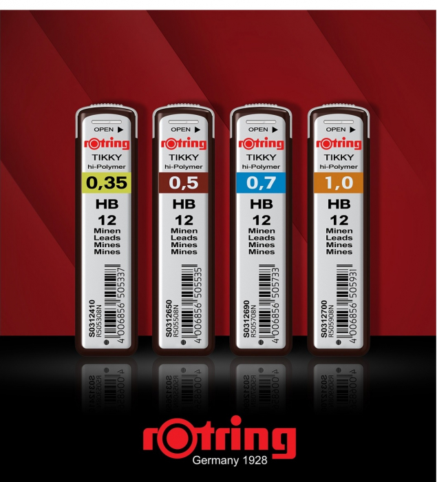 Mine grafit 1.0 HB Rotring [6]