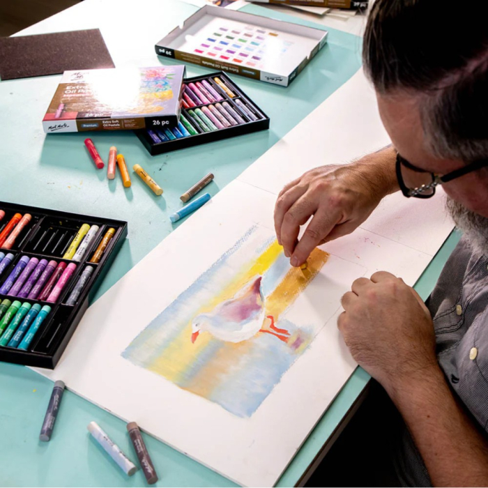 Pastel ulei extra fin nuanțe pastelate Mont Marte 26 buc/set [4]