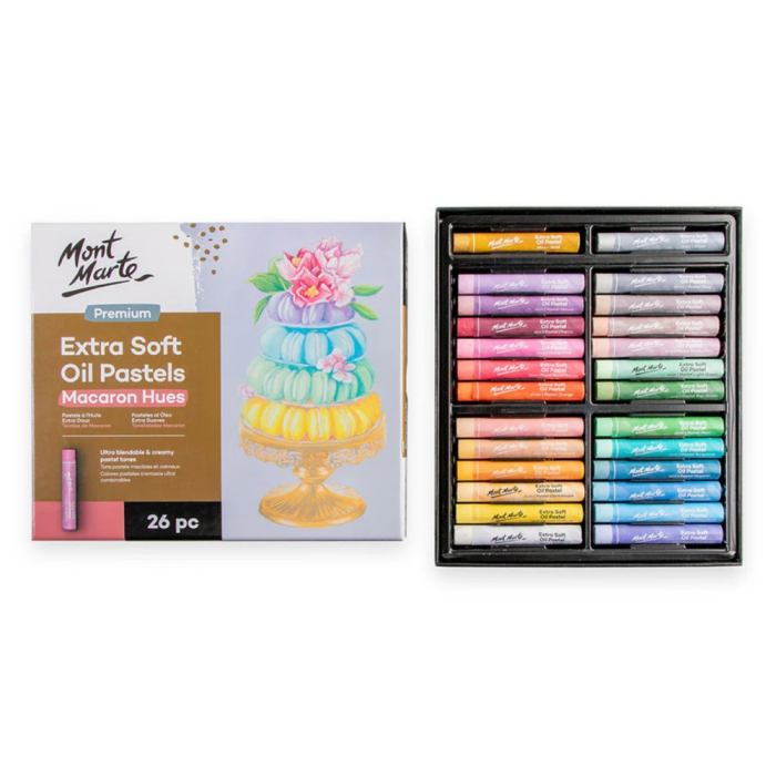 Pastel ulei extra fin nuanțe pastelate Mont Marte 26 buc/set [2]