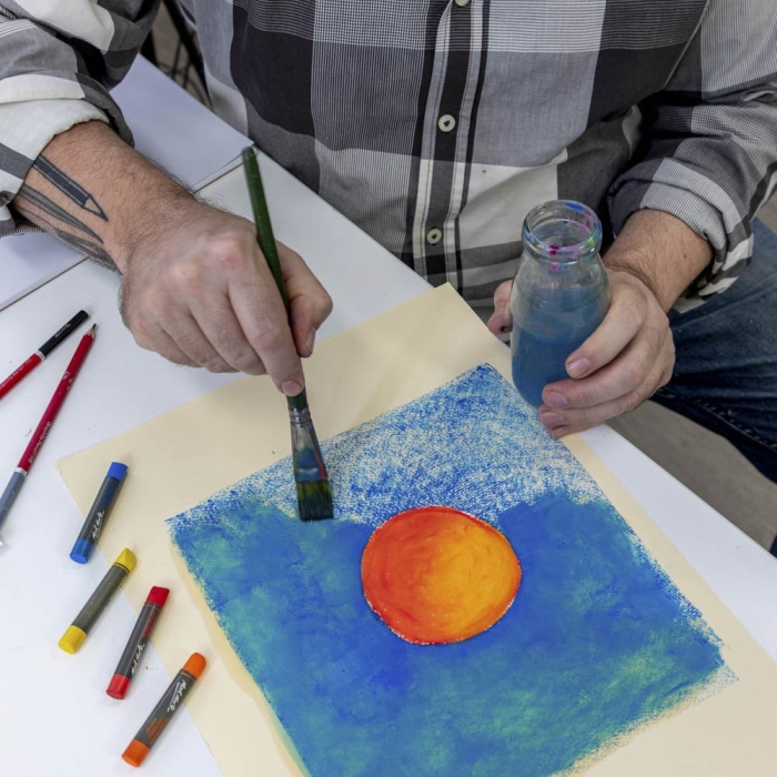 Pastel ulei solubil Mont Marte 12 buc/set [8]