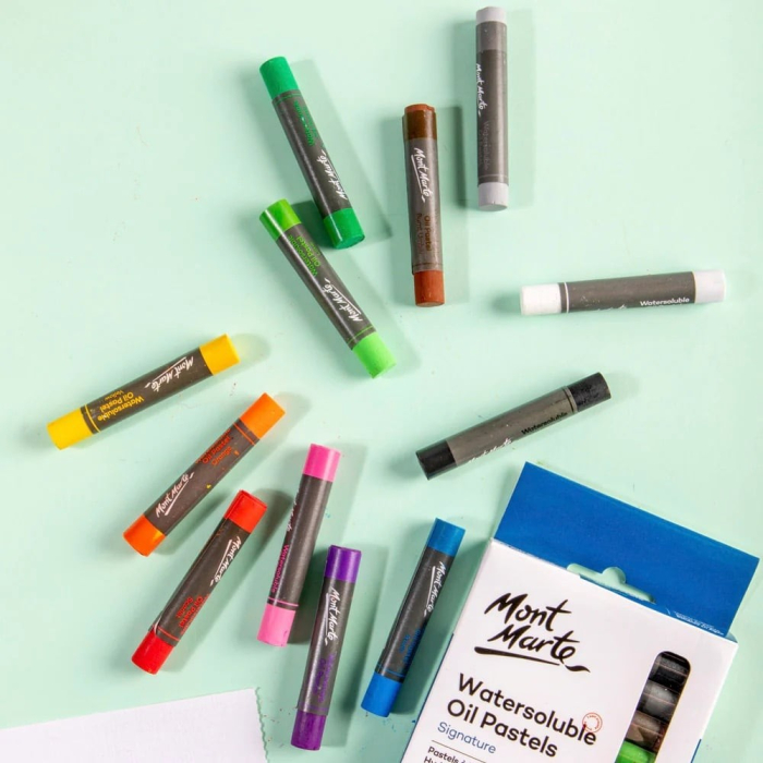 Pastel ulei solubil Mont Marte 12 buc/set [7]