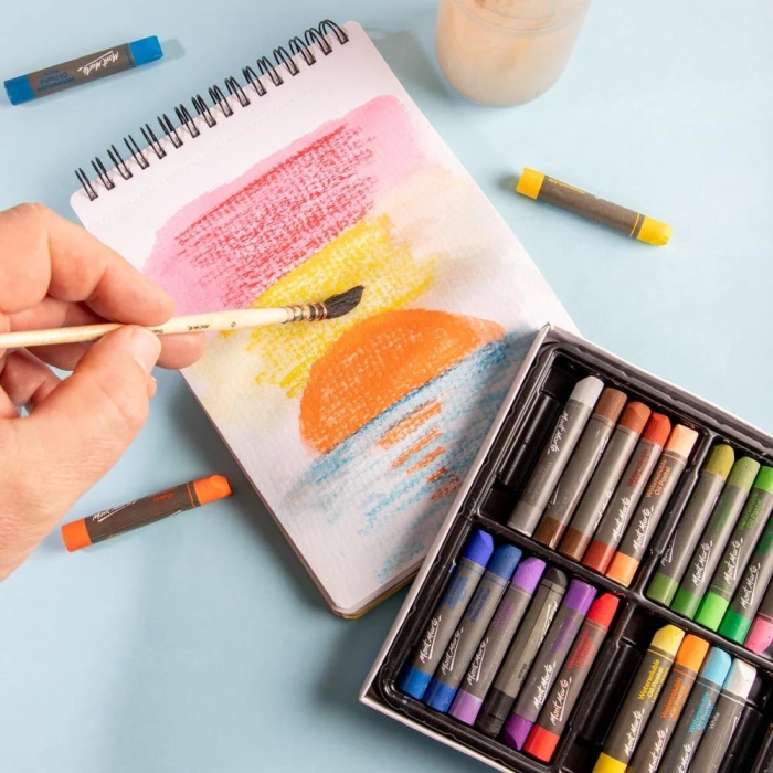 Pastel ulei solubil  24 buc/set, Mont Marte [6]